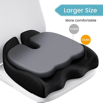 Ergonomic Car Seat Cushion – Comfortable Memory Foam Support Pad