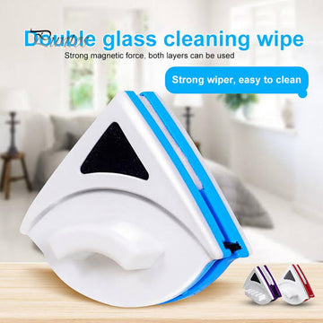 Double-Sided Magnetic Window Glass Cleaner – Easy Reach Cleaning Tool