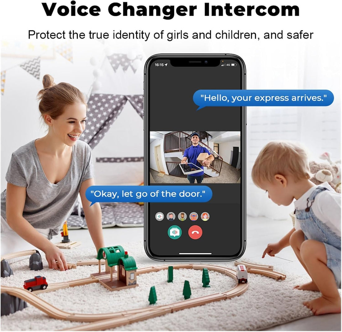 Smart Wireless Video Doorbell Camera – HD Security with Motion Detection