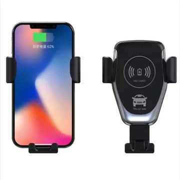 Smart Auto-Clamping Wireless Car Charger Mount – Fast Charging Dashboard Holder