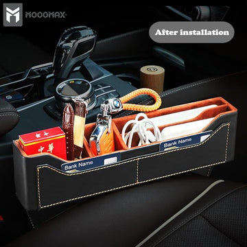 Car Seat Gap Organizer with Extra Storage – Multi-Pocket Seam Storage Box