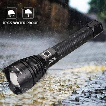 P90 LED Rechargeable Flashlight – Ultra Bright Long Range Torch