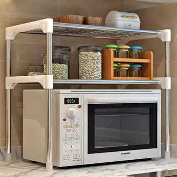 Stainless Steel Kitchen Storage Rack – Durable Multi-Purpose Organizer