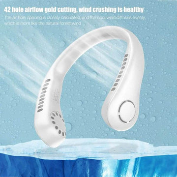 Bladeless Neck Hanging Fan – Portable Hands-Free Cooling Fan