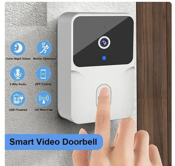 Smart Wireless Video Doorbell Camera – HD Security with Motion Detection